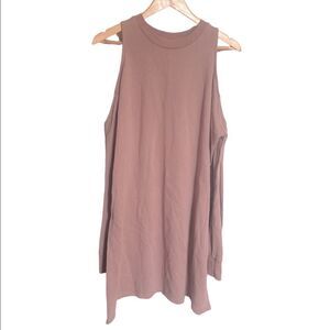 ASOS Cold Shoulder Dress Mauve Size 12